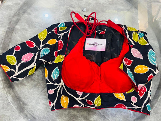 Designer Silk Batik Blouse