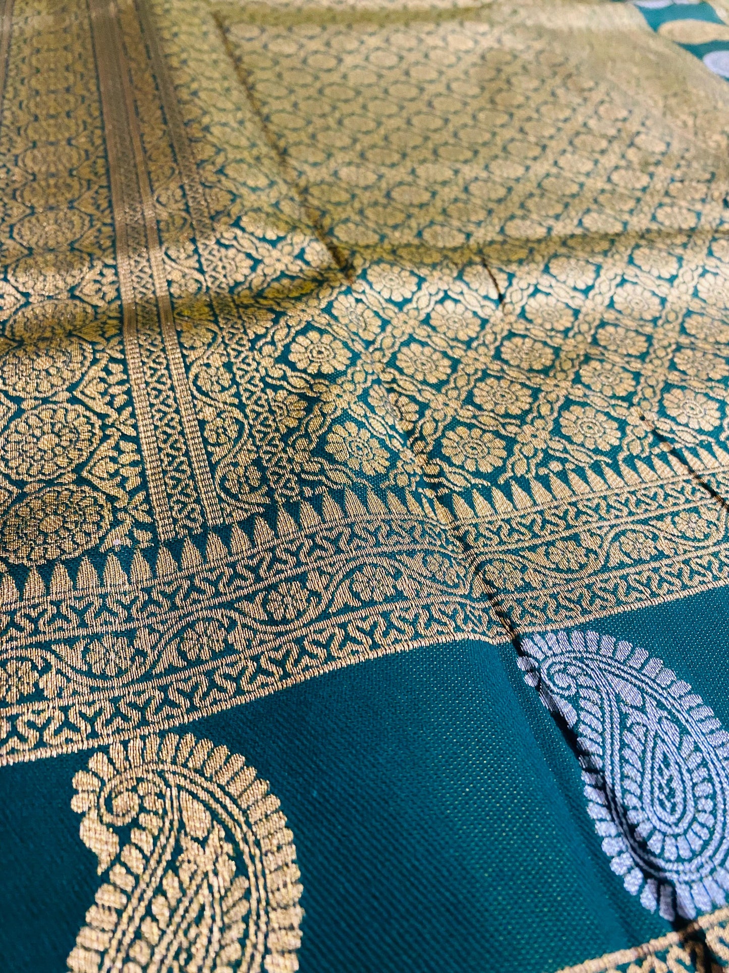 Kanchipuram Silk Saree: Green