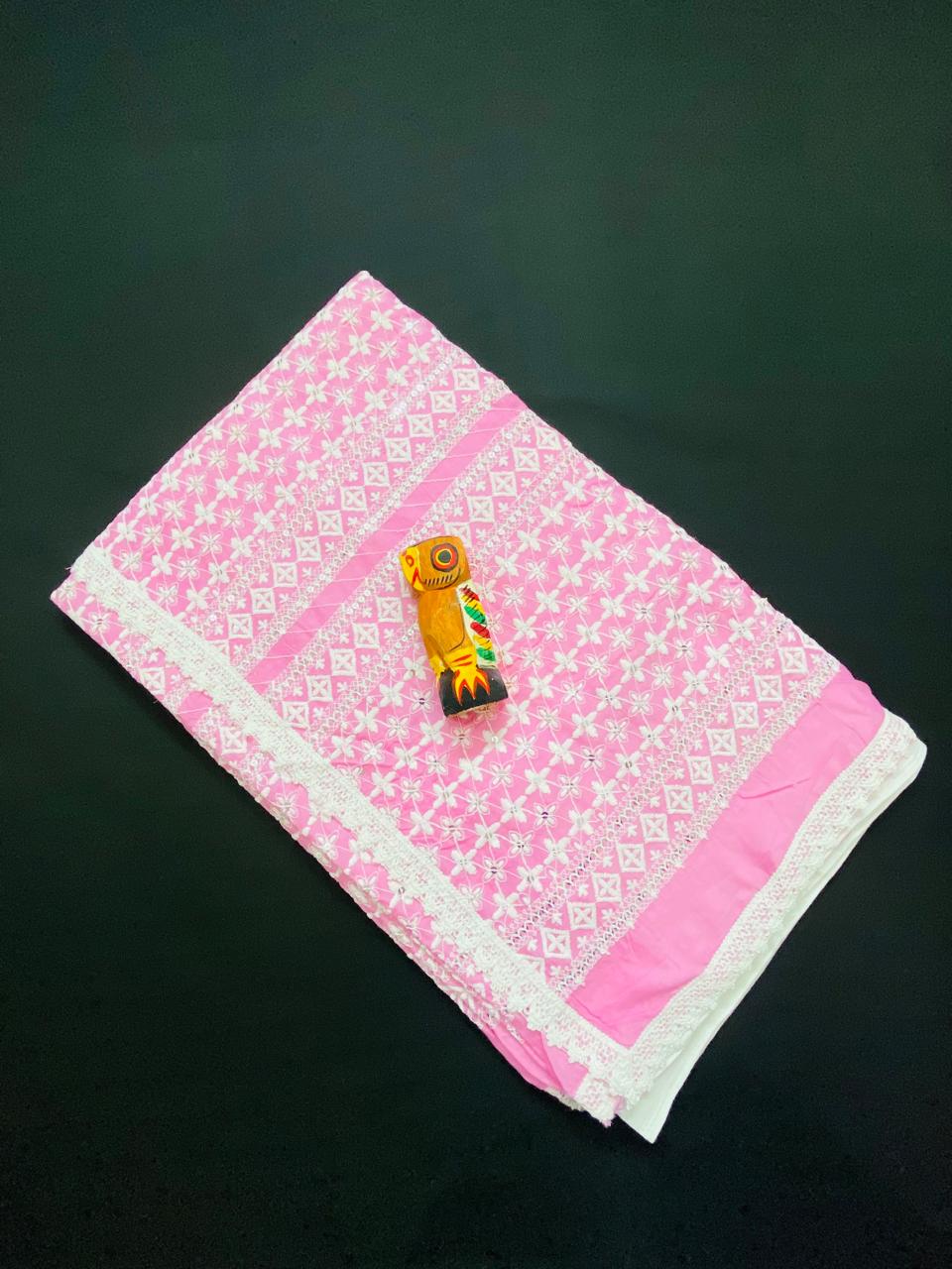 Hakooba Saree: Pink