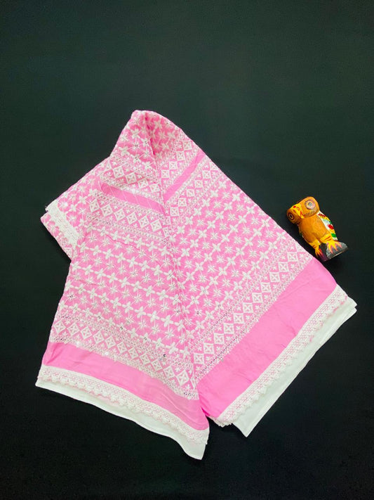 Hakooba Saree: Pink