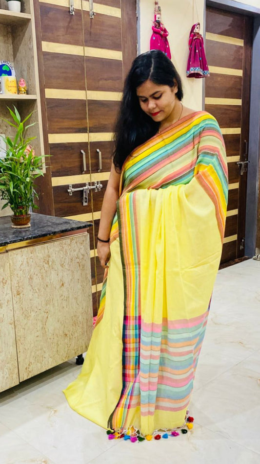 Indradhanush: Mul Cotton Saree