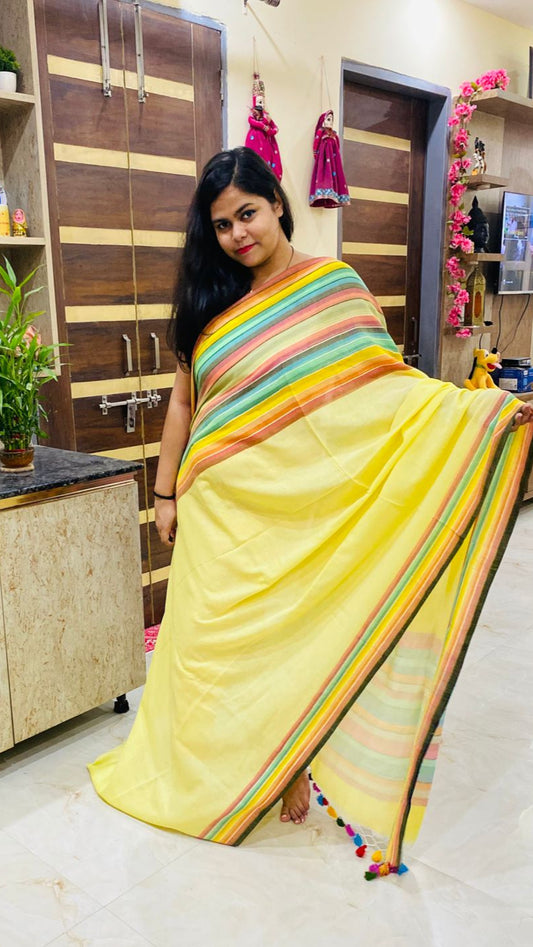 Indradhanush: Mul Cotton Saree