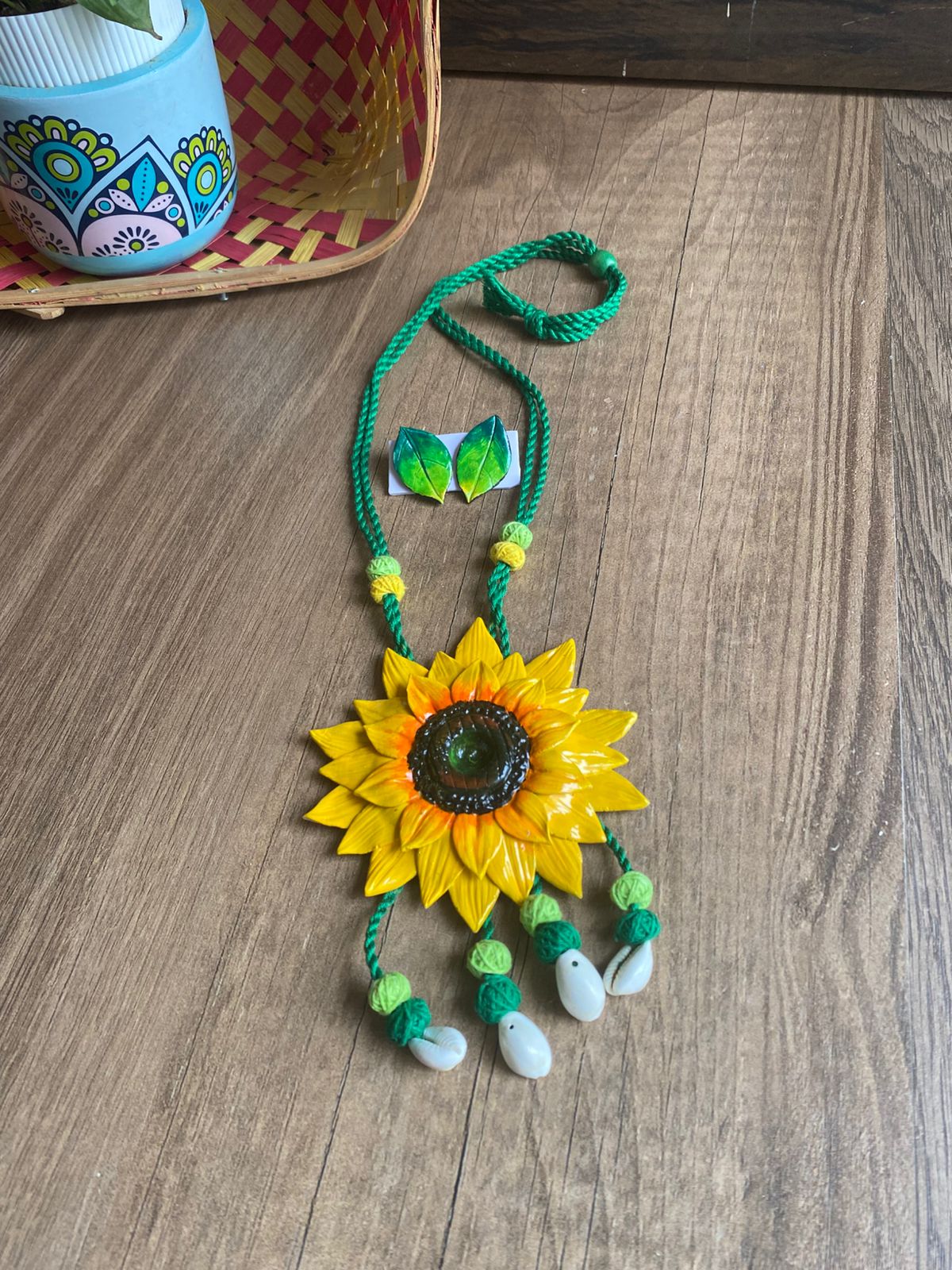 Surajmukhi: Clay Jewellery Set